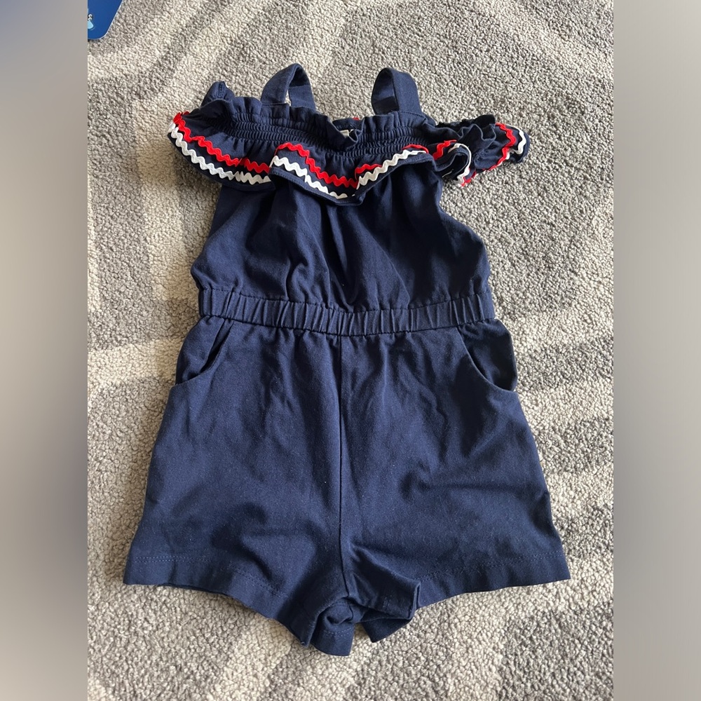 Janie and Jack romper, worn three times, 12-18 months